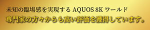 ���m�̗Տꊴ����������AQUOS 8K���[���h�@���Ƃ̕��X����������]�����l�����Ă��܂��B