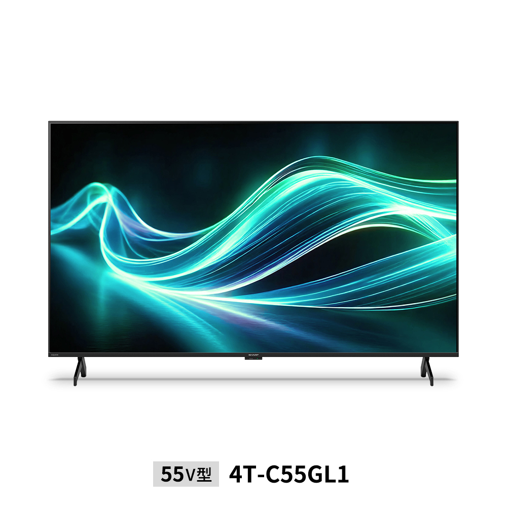 液晶テレビ:55V型4T-C55GL1:正面