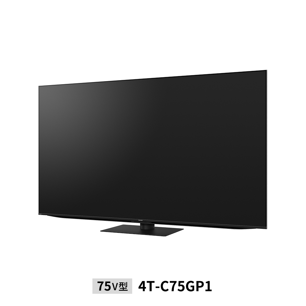 mini LED/量子ドットテレビ:75V型4T-C75GP1:左振り