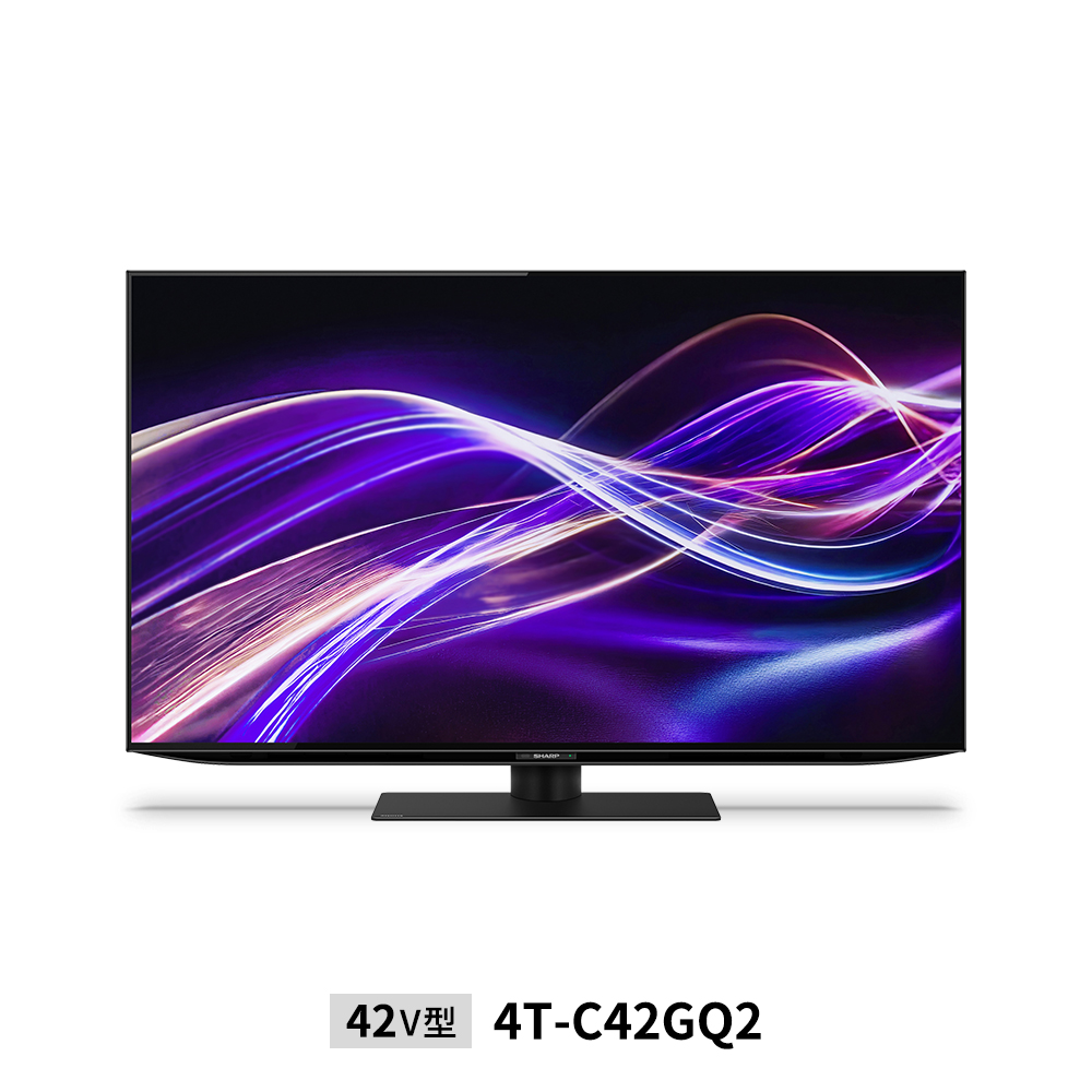4K有機ELテレビ:42V型4T-C42GQ2:正面