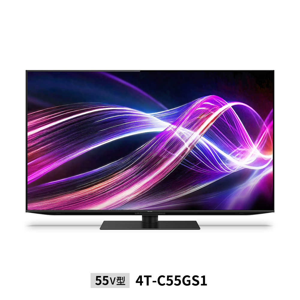 4K有機ELテレビ:55V型4T-C55GS1:正面