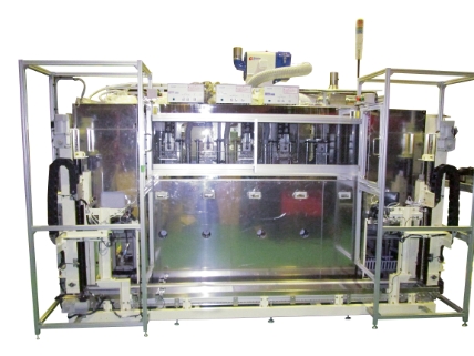 水系洗浄剤による電子部品洗浄ライン