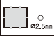 φ2.5mm