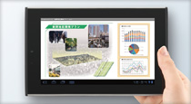 メディアタブレット 新聞やビジネス誌も購読できるモバイルタブレット。