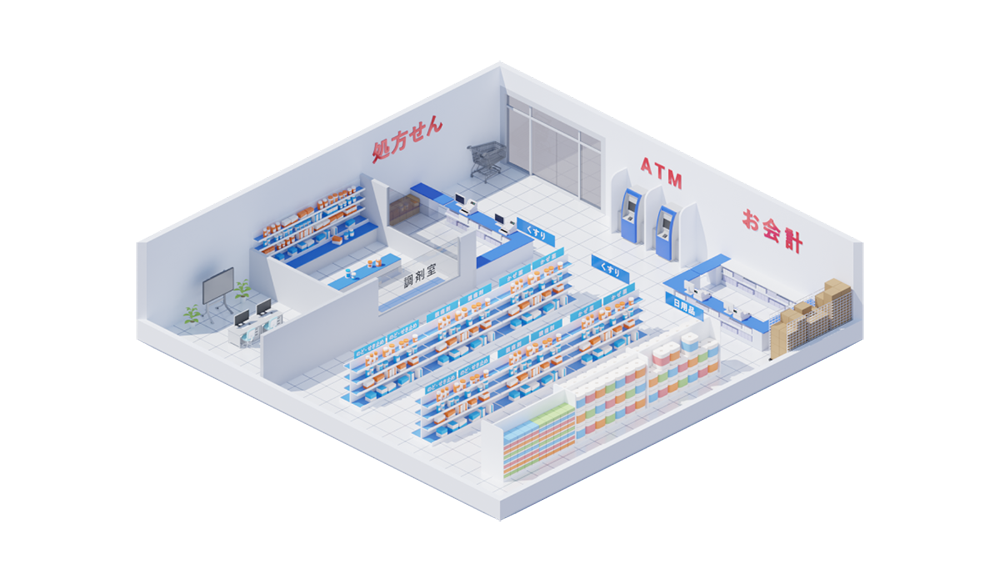 ドラッグストア　活用シーン