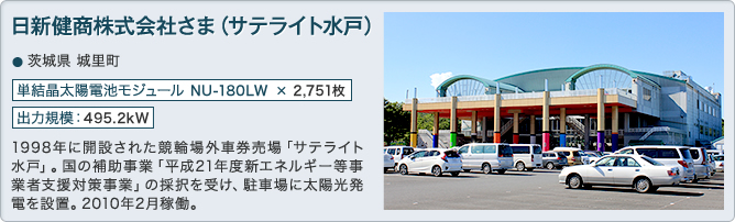日新健商株式会社さま サテライト水戸