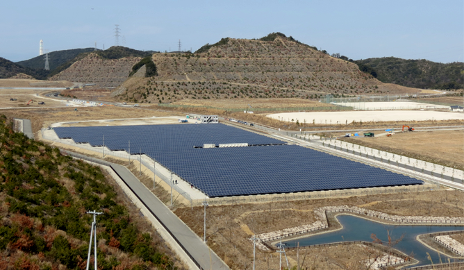 シャープ多奈川太陽光発電所