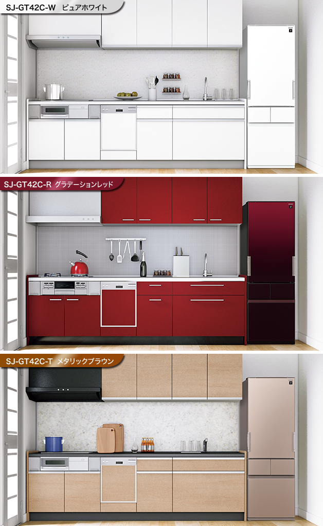 洗練されたデザインとお手入れしやすいガラスドア