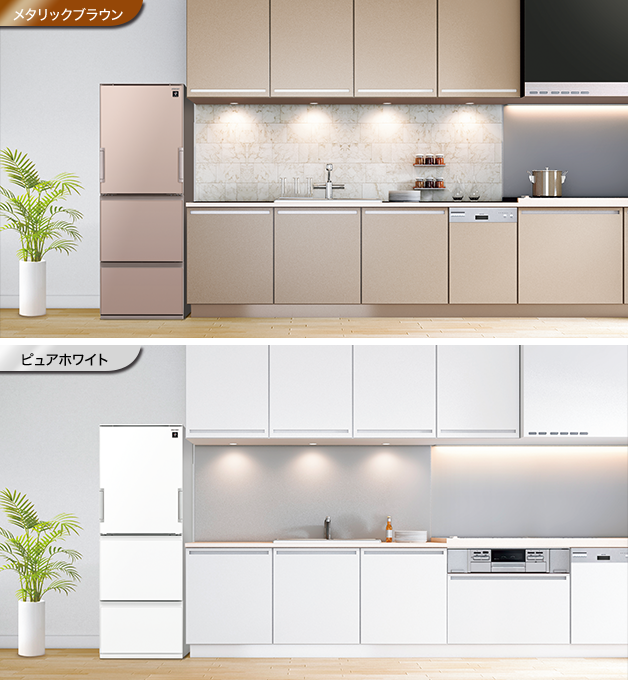 洗練されたデザイン。インテリアに映える、お手入れしやすいガラスドア。