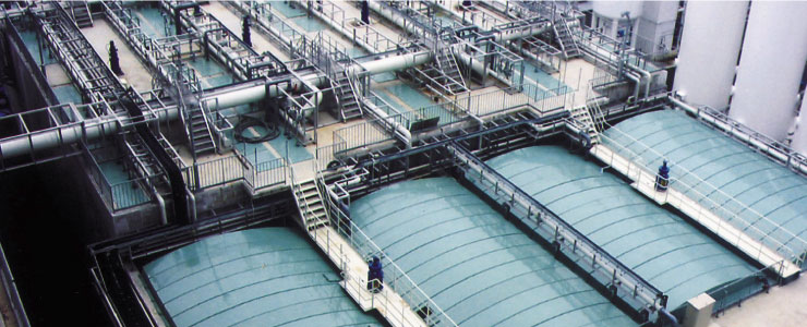 亀山工場の水浄化システム