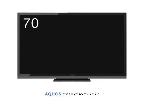 AQUOS クアトロン ＜LC-70Q7＞