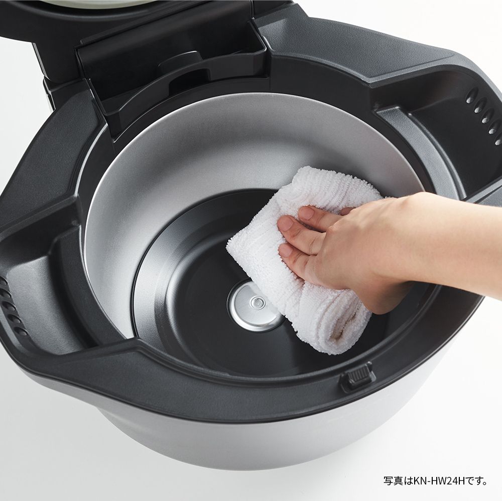 お手入れしやすい本体底面のイメージ