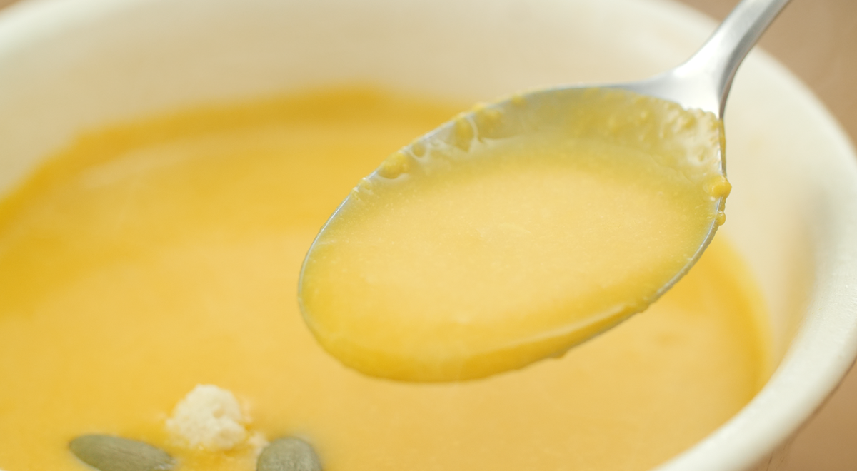 だから、つきっきりでまぜたような、味のまとまり