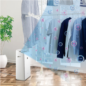 プラズマクラスター25000で清潔衣類乾燥