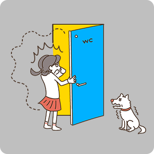 空気のお悩み04イラスト