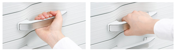 グリップハンドル┃つかみやすさに配慮