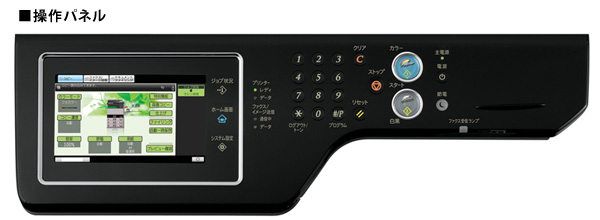 操作パネル