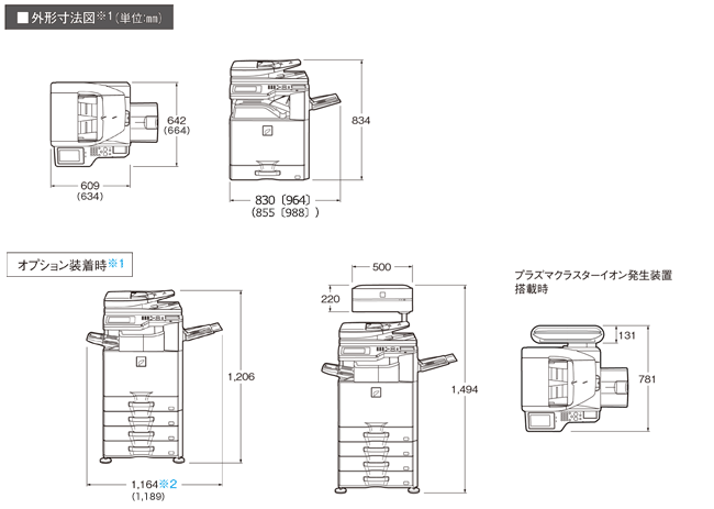 外形寸法図