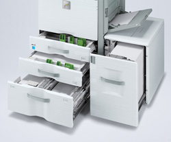 大容量給紙デスク（MX-DE20）┃最大給紙容量7,400枚