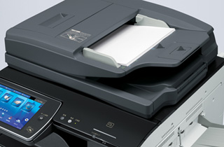 両面原稿を毎分170面で読み取れる