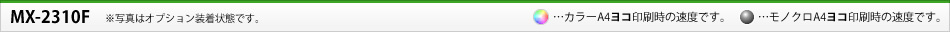 MX-3611/3111/2310シリーズ（写真はオプション装着状態です。）