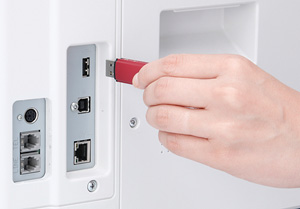 手軽に保存するUSBメモリースキャン※