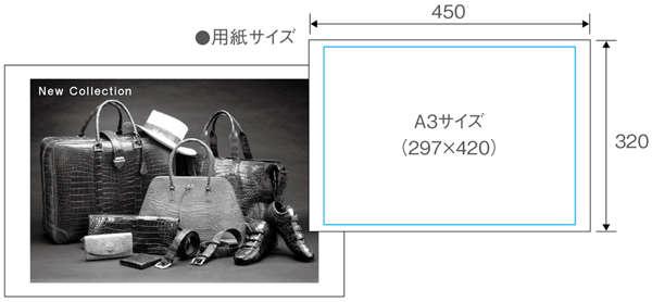A3フルサイズ印刷に対応