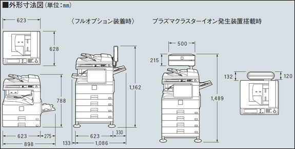 外形寸法図