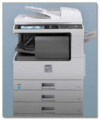 本体にフィニッシャー搭載可能、省スペースにすっきり置ける。