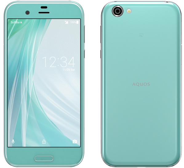 AQUOS R／オパールブルー
