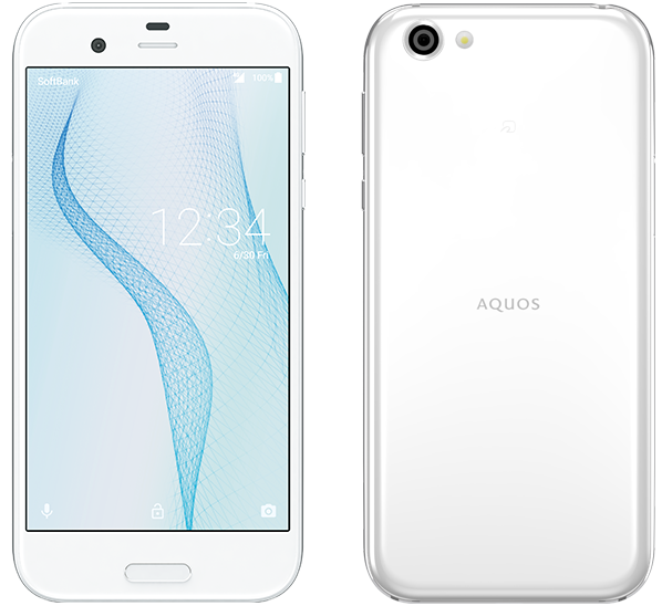 AQUOS R／ジルコニアホワイト