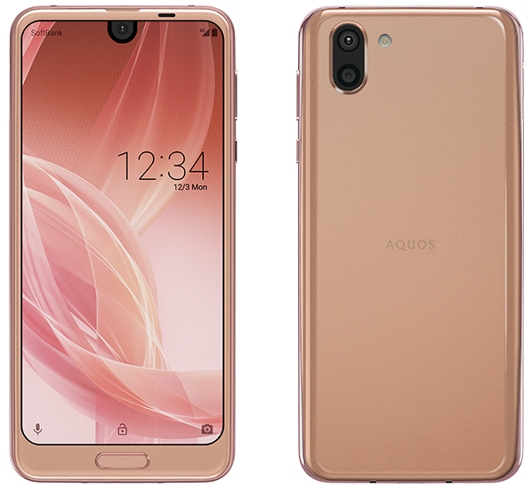 AQUOS R2／ピンクゴールド