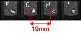 19mm�s�b�`�L�[�{�[�h