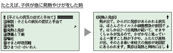 ���Ƃ��΁A�q�����}�ɔ��M�₯����������