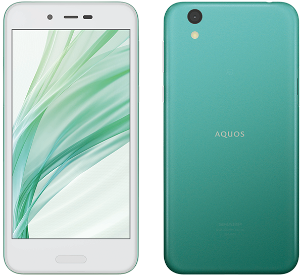 AQUOS sense lite SH-M05／ターコイズ
