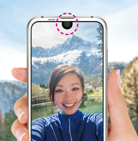 800万画素 広角サブカメラ