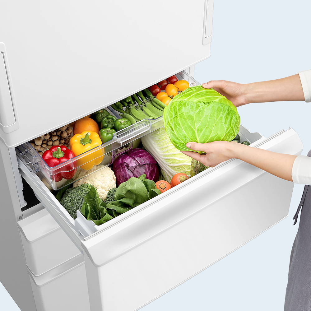 冷蔵庫:SJ-P410M:野菜室