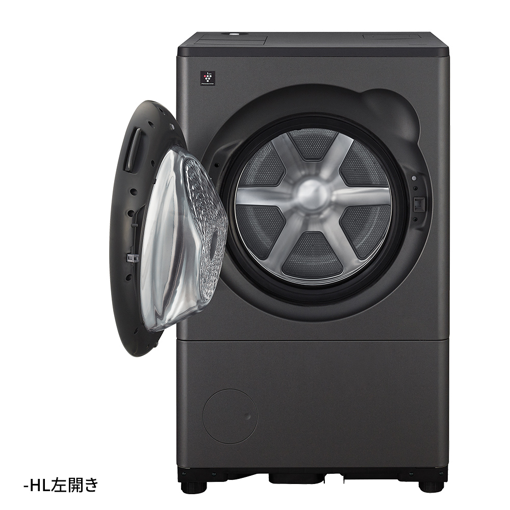 グレイングレー色の左開きドアタイプの写真