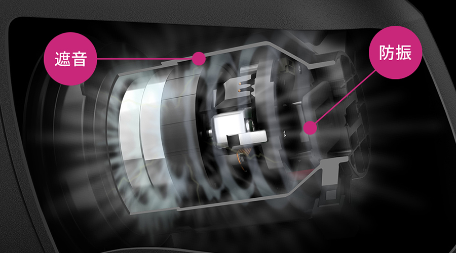 遮音防振構造のCGイメージ