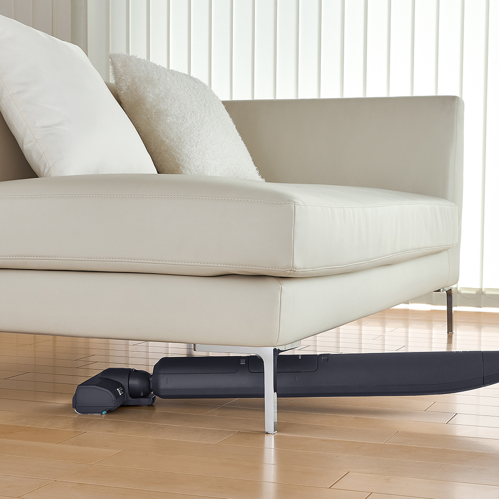 掃除機:EC-XR2:低いすき間まで入り込み掃除できるペタッとヘッド