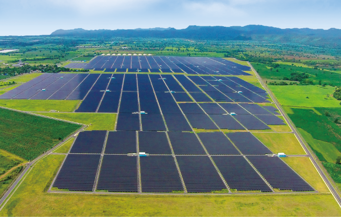 タイのメガソーラー、Natural Energy Development Co.,Ltd.