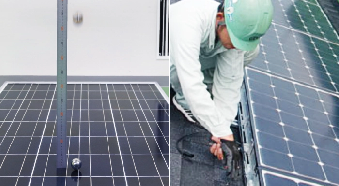 独自の品質試験と高品質な施工