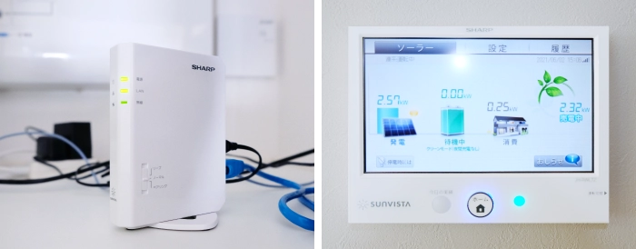 家中のエネルギーをHEMSで賢くコントロールし、電力モニタでチェック